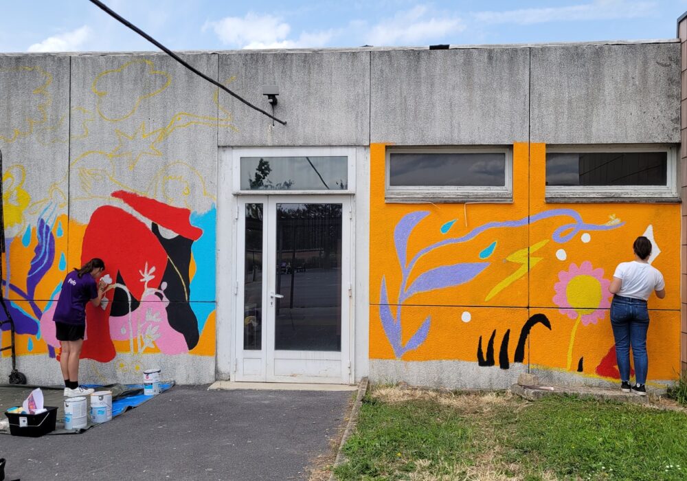 Anaëlle Rambaud - Fresque de Vouziers