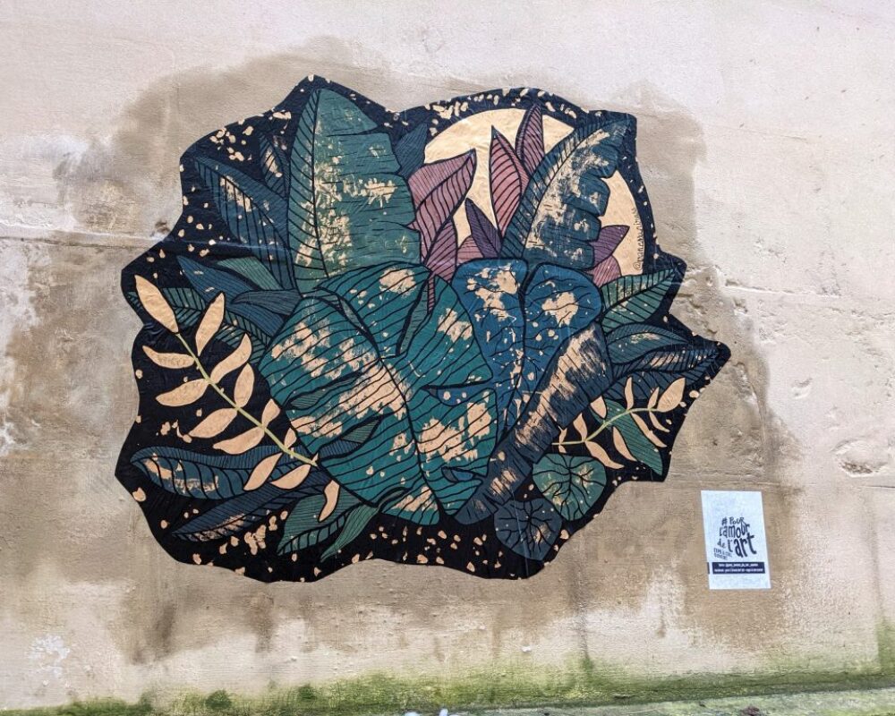 Collage - Composition florale - Pour l'amour de l'art - 2022 - Vanessa Piras