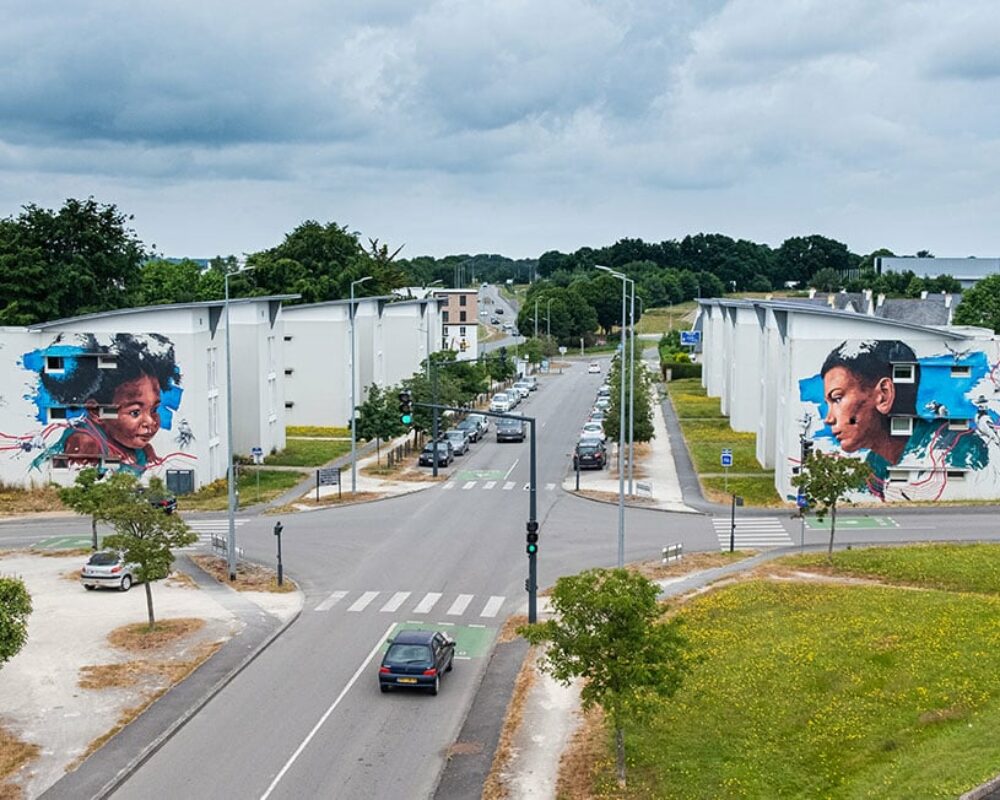 Fresque à Morlaix, Istraille