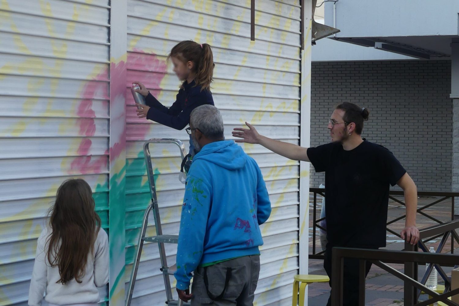 Fresque de Dasz Panda - C'est la rentrée !